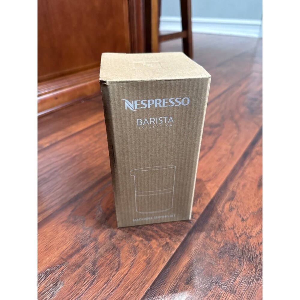 Nespresso Barista Stackable Serving Set – Brand New in Box